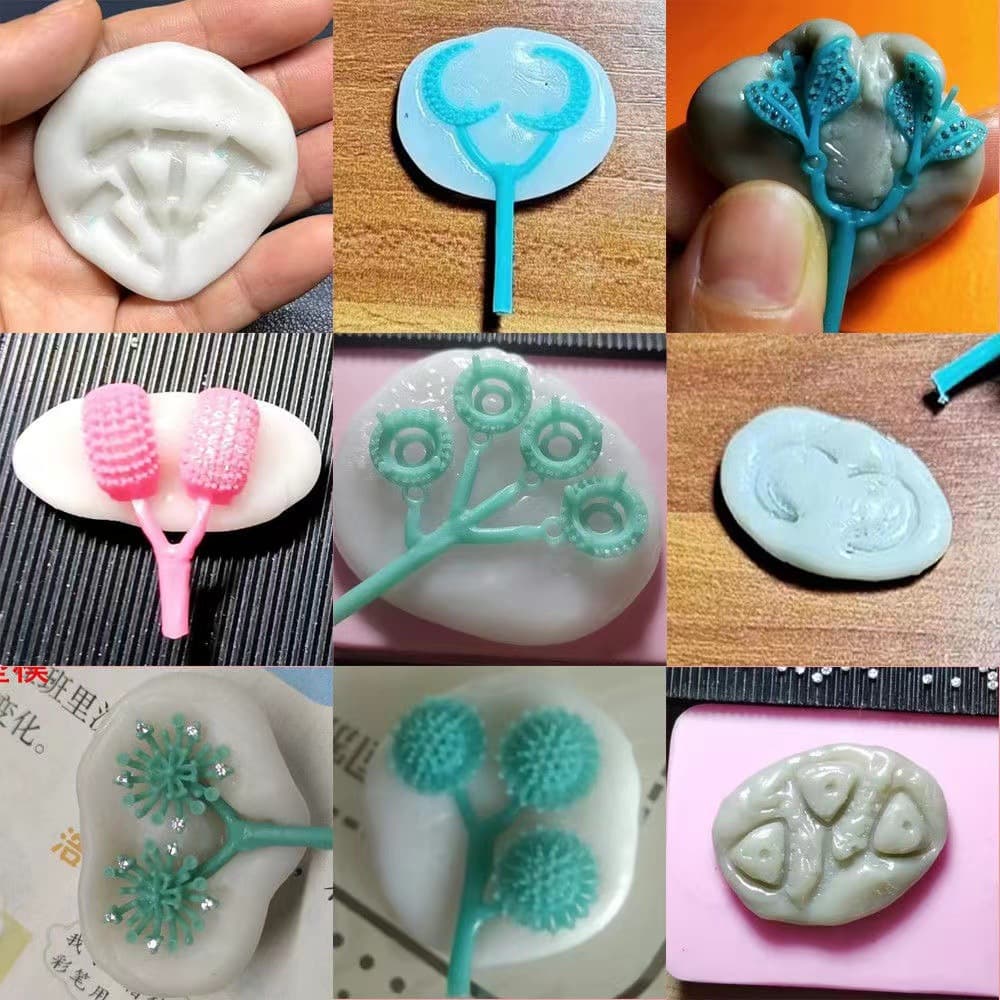 Wax Setting Mold Bead Fixing Tool White Crystal Clay White Fire Wax Hot Melt Beads Moldable Clay Free Resin