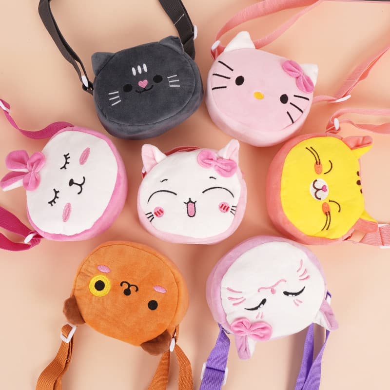 Korean version of mini boy and girl baby cute female student crossbody small bag children's coin purse crossbody cartoon small backpack