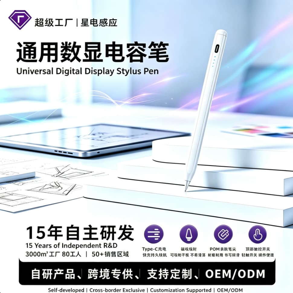 iPad Capacitive Stylus Compatible with Apple Pencil for iPad Tablet Touch Pen iPad Pencil Pressure-Sensitive Handwriting Stylus