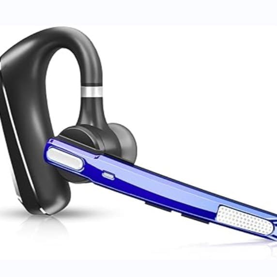 Bluetooth headset V5.0, wireless Bluetooth headset with 24-hour HD calling, CVC8.0 dual microphones