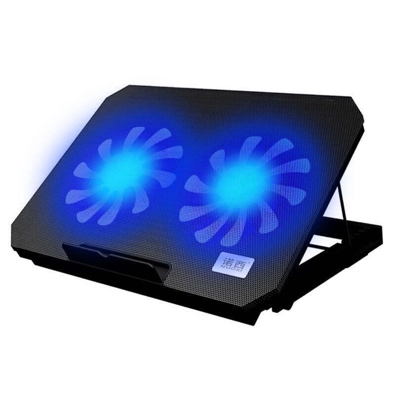 N99 Laptop Cooler with Dual Fans for 14" and 15.6" Models, Cooling Base and Stand Combo