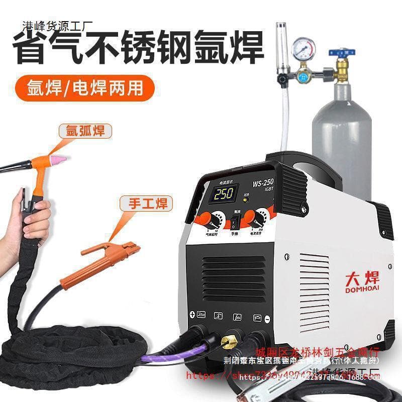 Dahan Stainless Steel TIG Welder 220V Household Small Argon Arc Welding Complete Set Dual-Use Industrial Welding Universal
