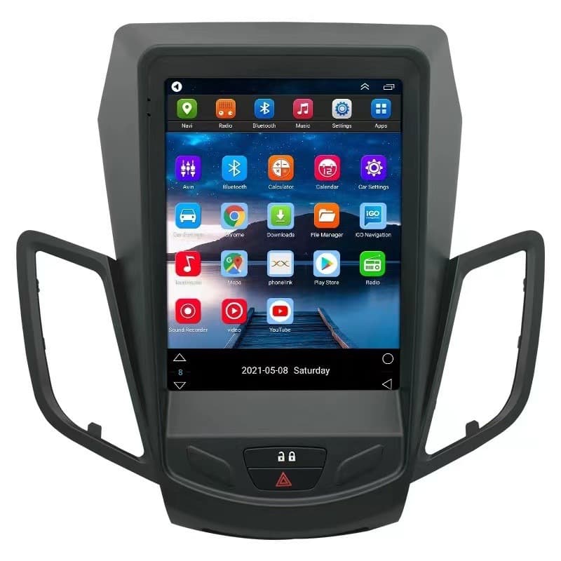 Suitable for Ford Fiesta fuesta 09-17 vertical screen Android large screen car navigation system all-in-one machine
