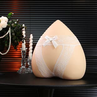 Open Crotch Detachable Sexy Lingerie Panties for Women, Low Rise Bowknot Lace Sheer Breathable Triangle Panties