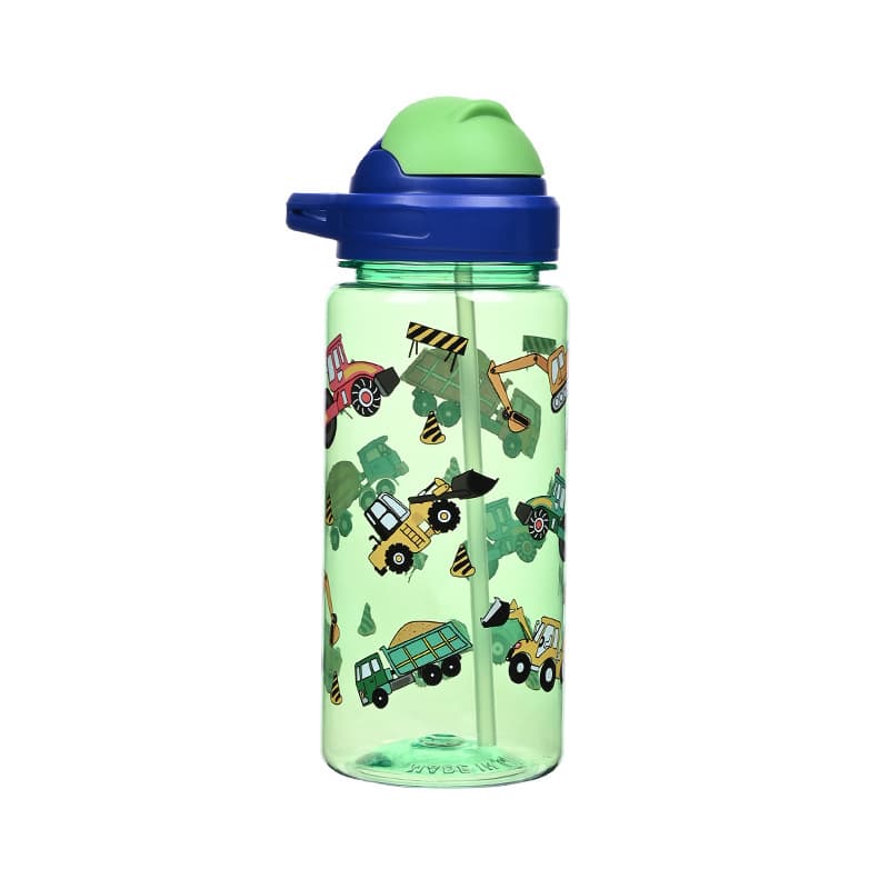 Cross-border Children's Straw Cup Summer Large Capacity Cute Cup for Girls High Appearance Heat-resistant Plastic Sports Water Bottle