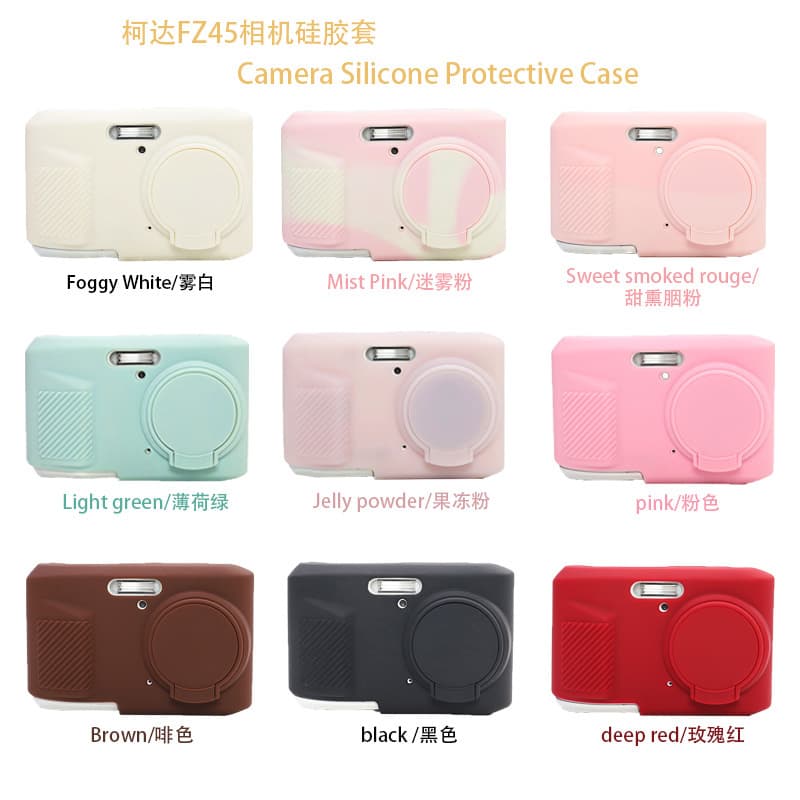 Silicone Protective Case for Kodak FZ45 Camera, FZ45 Camera Bag with Cover, Soft Shell, Scratch and Drop Resistant Digital Accessories