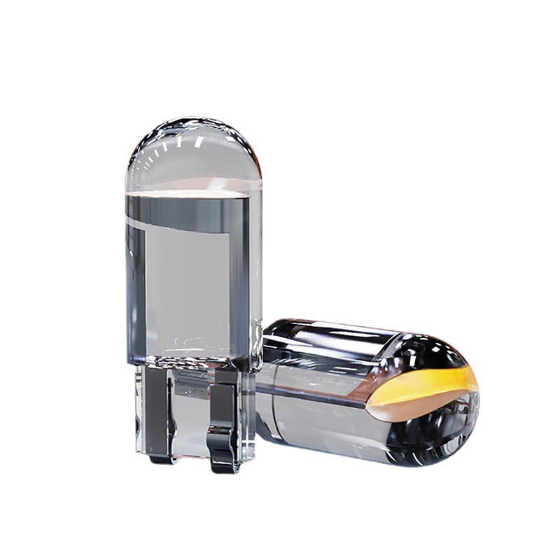 Automotive Position Light T10 Crystal Transparent Integrated LED Small Car Light COB High Brightness W5W License Plate Light Reading Light