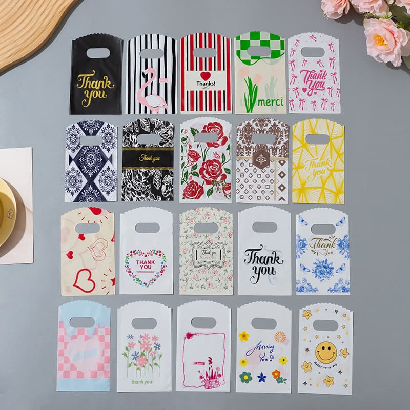 Mini Ultra-Small Plastic Gift Bags for Jewelry, Earrings, Necklaces, Packaging Bags, Gift Bags, Boutique Bags Wholesale