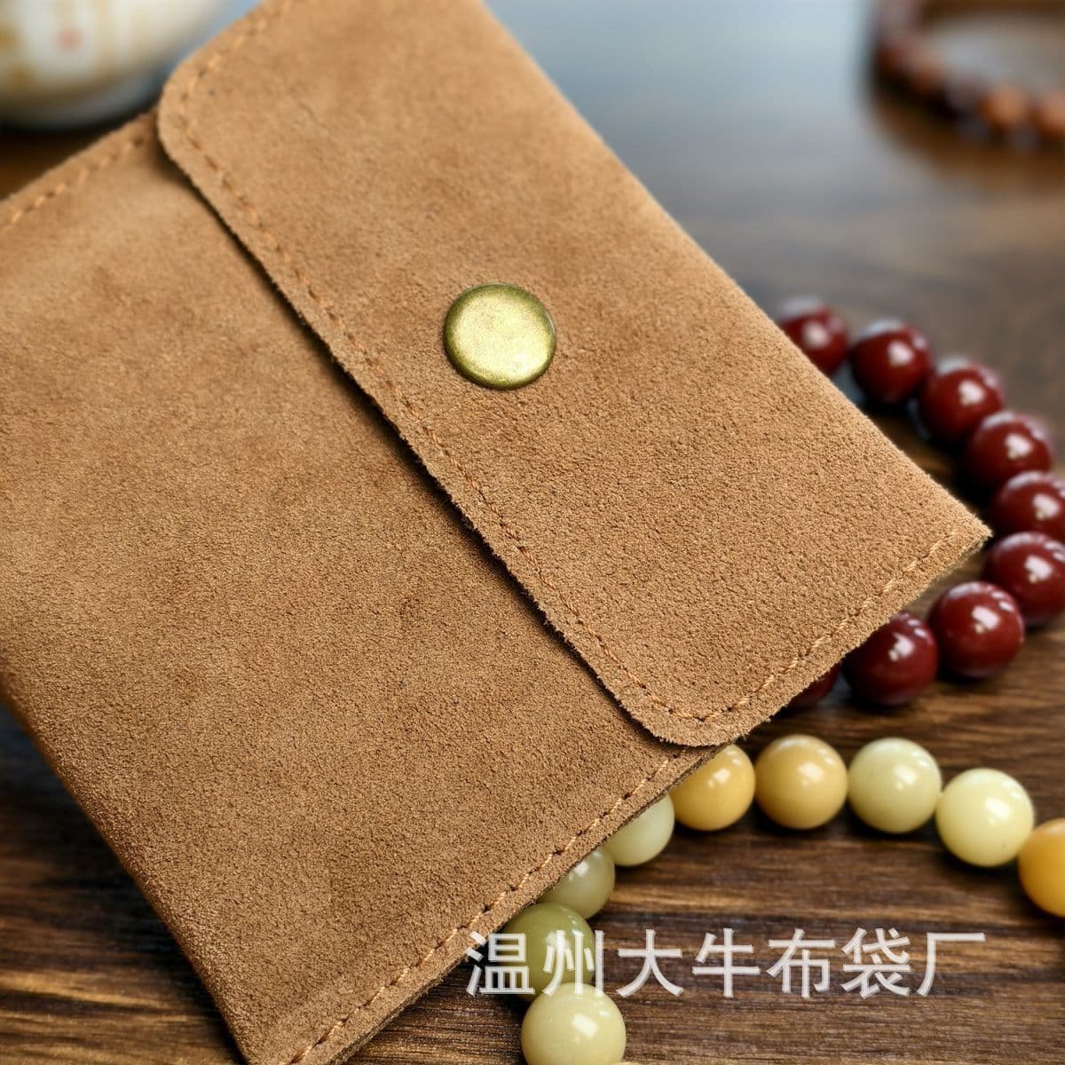 Jewelry storage bag for rings, earrings, necklaces, collectibles card case, flip-top dust-proof, customizable size and logo