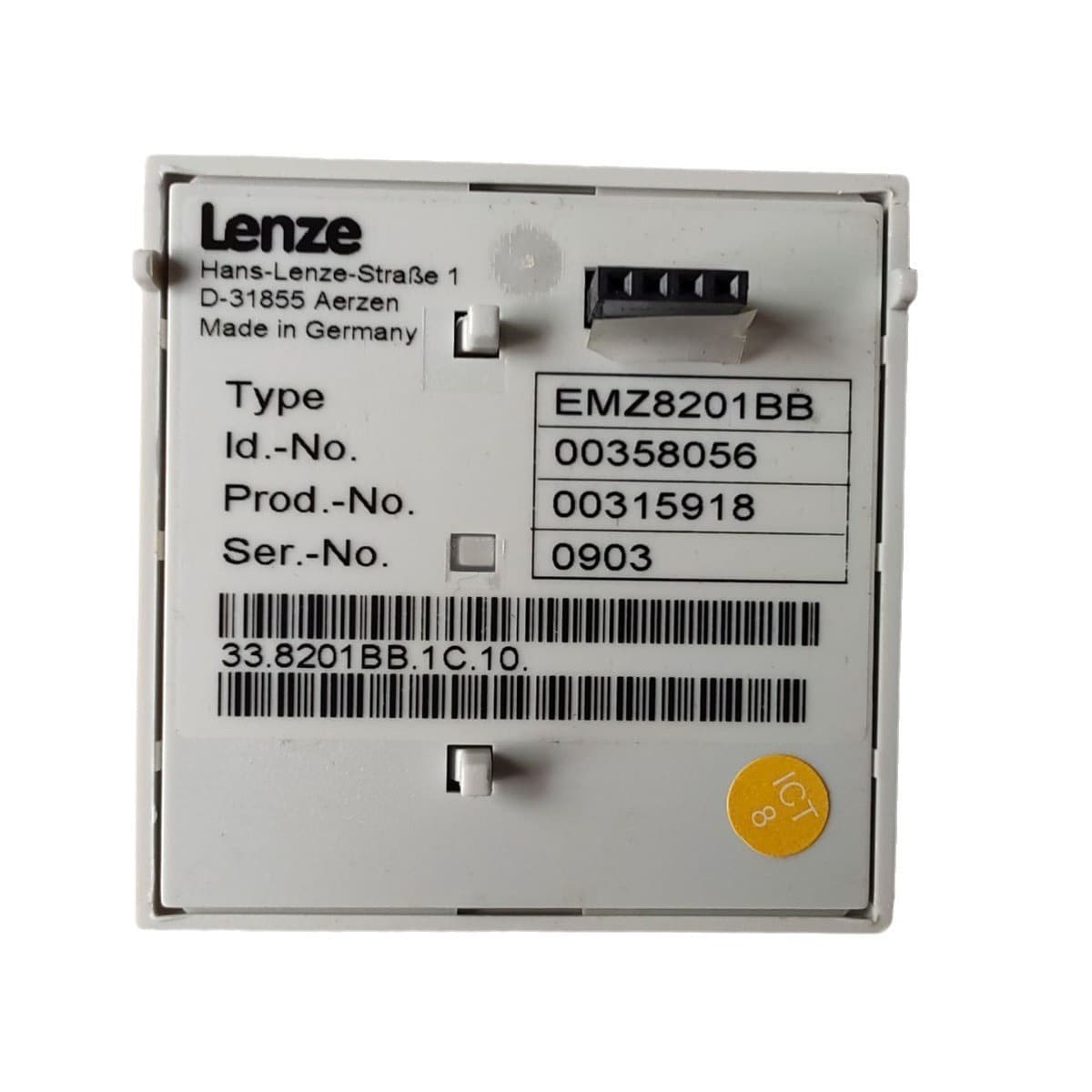 German Lenze LENZE EVF8200 Series Inverter Operation Panel EMZ8201BB
