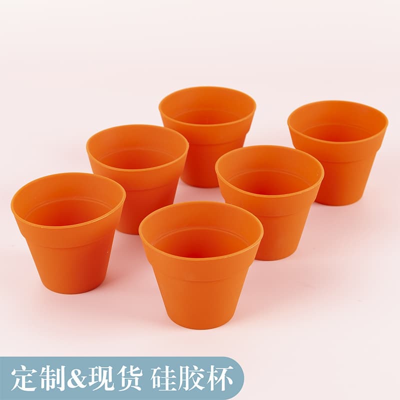 Cross-border spot silicone cake cup food grade high temperature resistant children's food supplement cup rice cake dessert water cup small cake mold