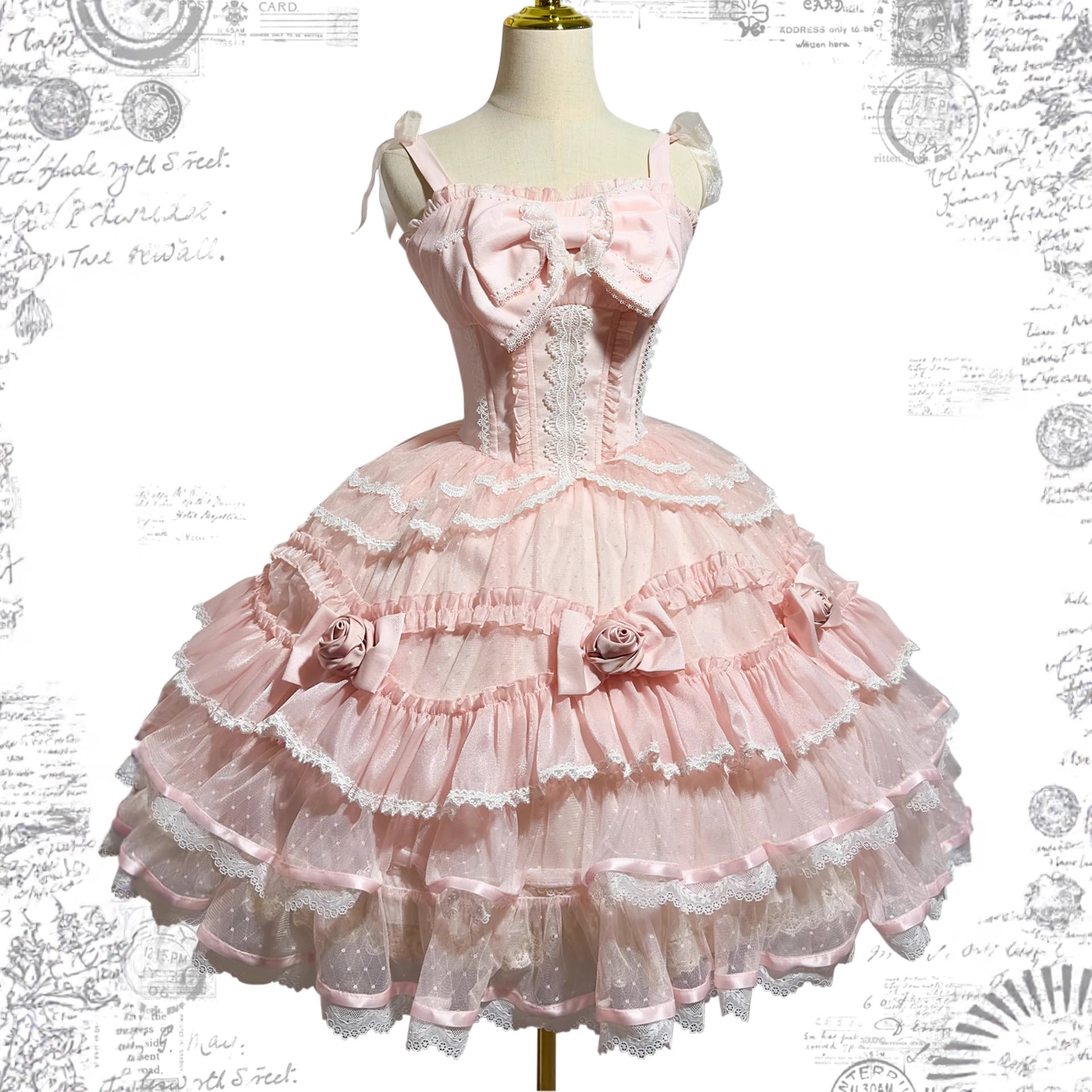 Brocade Garden Original Lolita "Moonlight Mirror" JSK Sweet Elegant Dress Princess-style Lolita