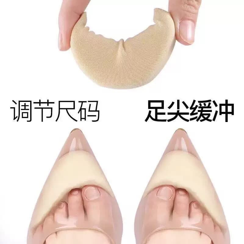 Toe Insert Shoe Size Reducer Magic High Heel Front Cushion Anti-Pain Half Insole Women's Forefoot Pad Toe Anti-Blister
