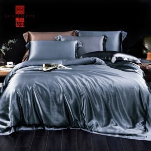 Premium Selected Silk Bedding Set Thickened Mulberry Silk Four-Piece Set 30 Momme Heavyweight Bedding Set Factory Wholesale