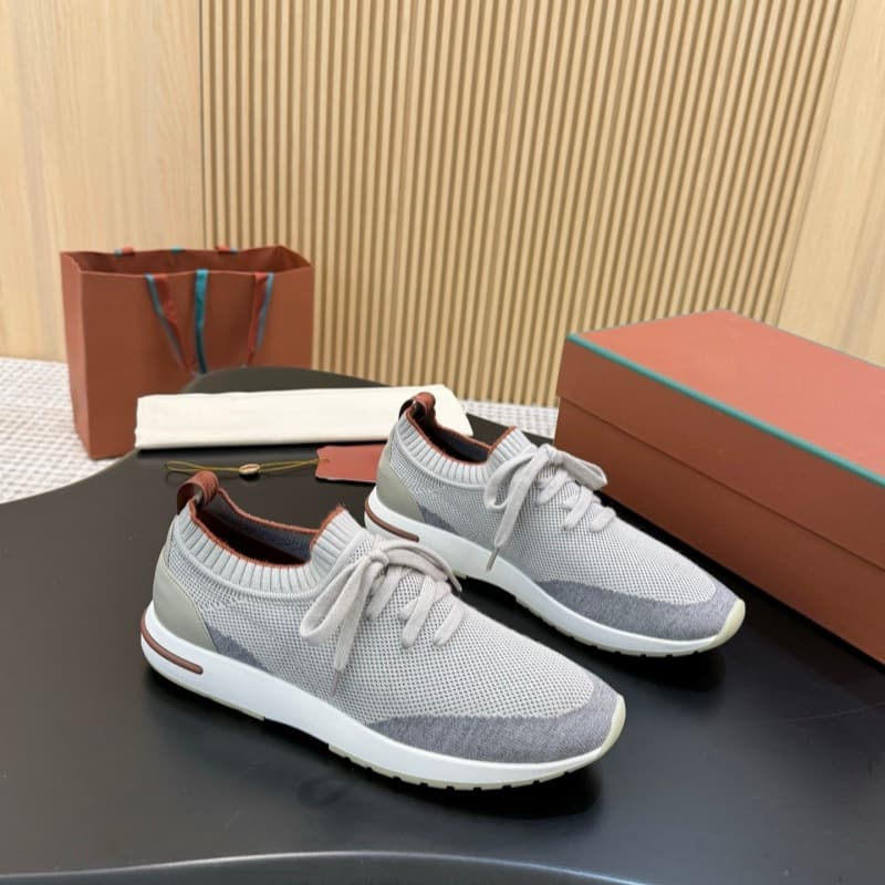 New High-Top Export Style Flat Knit Mesh Breathable Men's Casual Sports Shoes Lightweight Lace-Up Men's Shoes