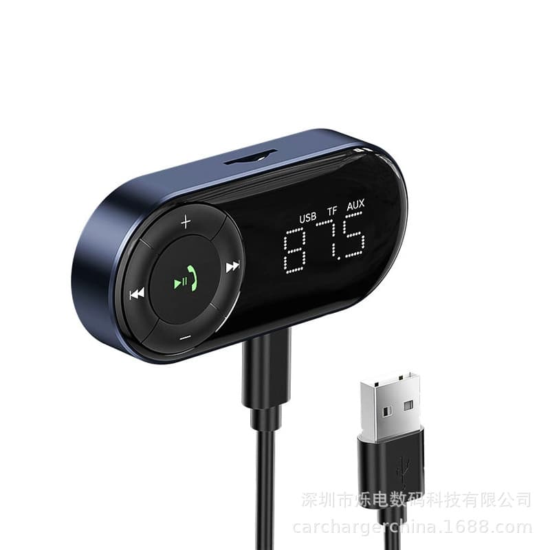 Car Bluetooth FM Transmitter, Vehicle Radio Bluetooth Adapter, Car Bluetooth Receiver