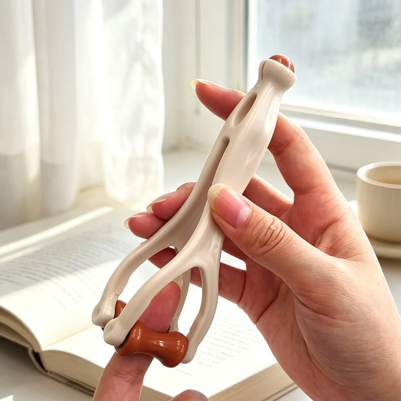 Finger Massager Hand Meridian Scraping Finger Roller Massage Clip Kneading Finger Massage Stick Roller