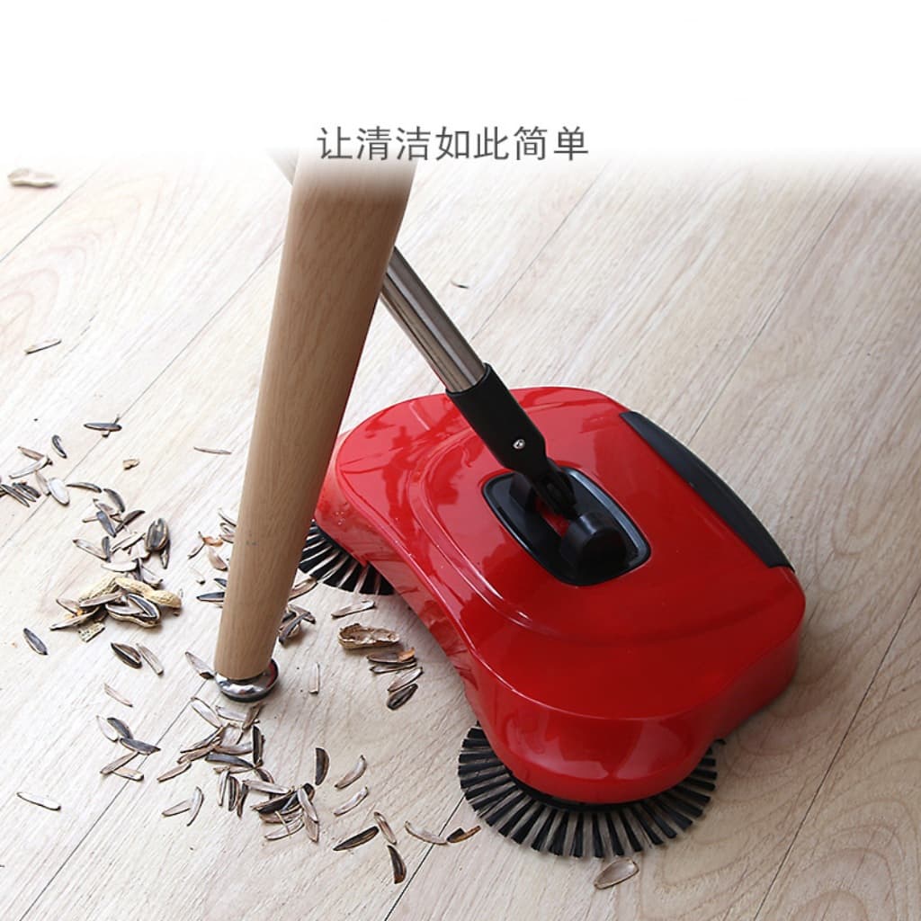 Two-In-One Hand-Push Sweeping Robot Vacuum Cleaner Home Use Lazy Person Sweeping Machine Dustpan And Broom Wholesale