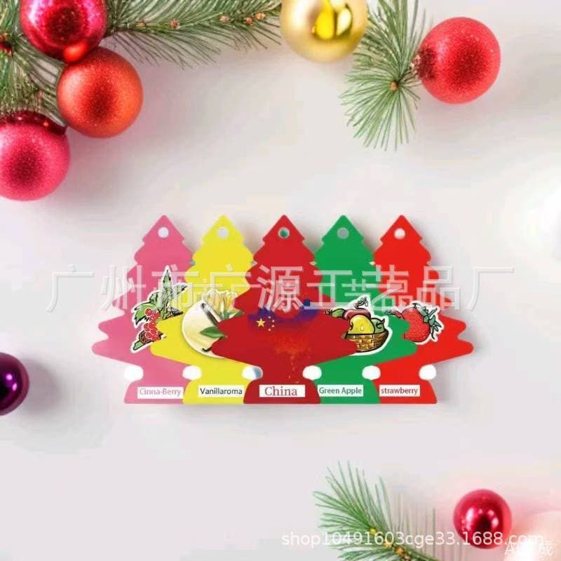 Hot selling Amazon car fragrance tablets wholesale creative cartoon Christmas fragrance tablets supply trendy brand personalized car fragrance tablets