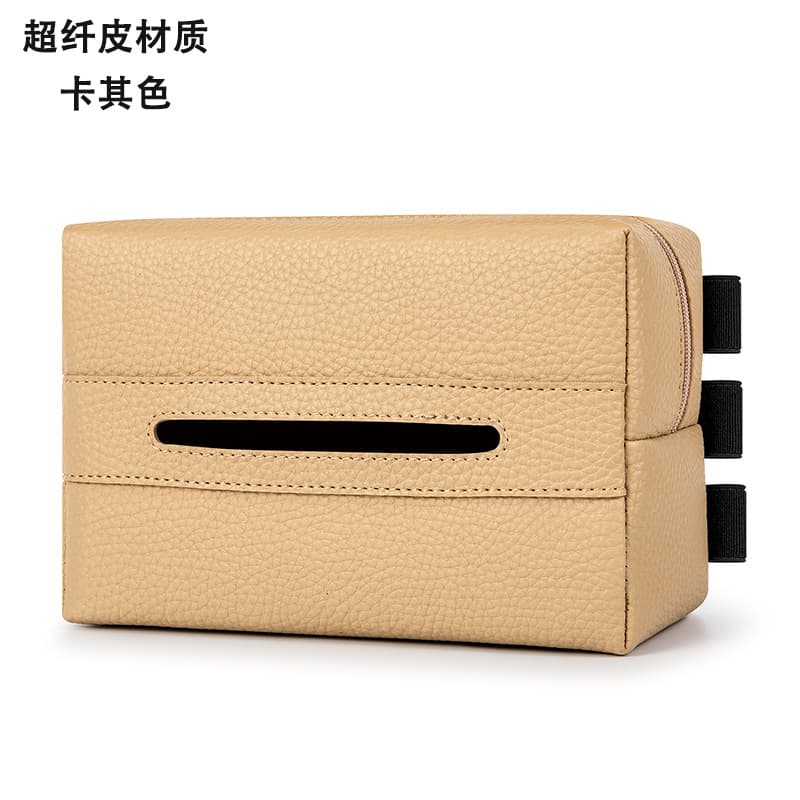 Car Tissue Box, Armrest Tissue Holder, Multi-functional Creative Tissue Dispenser, Seat-back Hanging Tissue Box