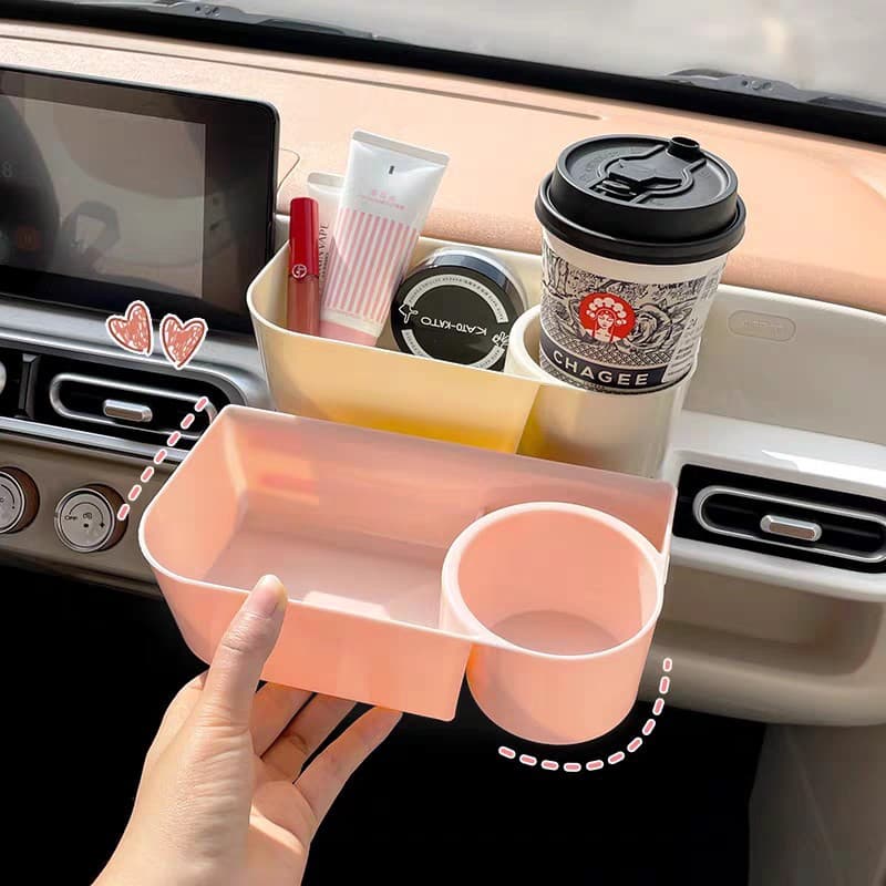 Suitable for Wuling Hongguang mini car Macaron third generation storage box instrument panel storage box co-pilot water cup holder