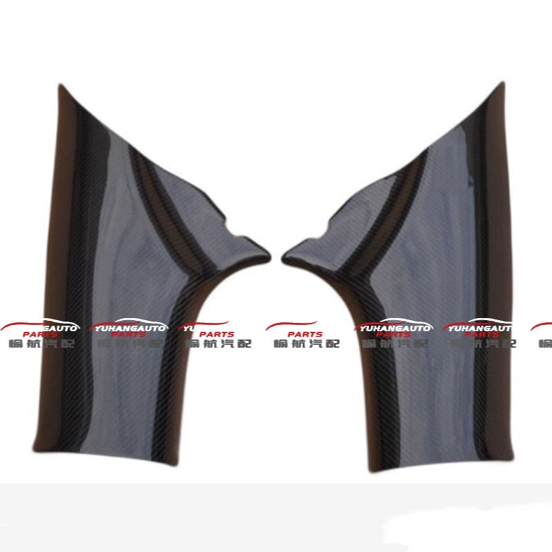 For Mitsubishi EVO10 Lancer Evolution X Carbon Fiber Interior Modification Seat Belt Cover A-Pillar Trim