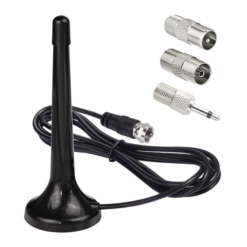 Home DAB FM Radio Antenna Stereo Receiver High Gain 75 Ohm Indoor Radio Antenna