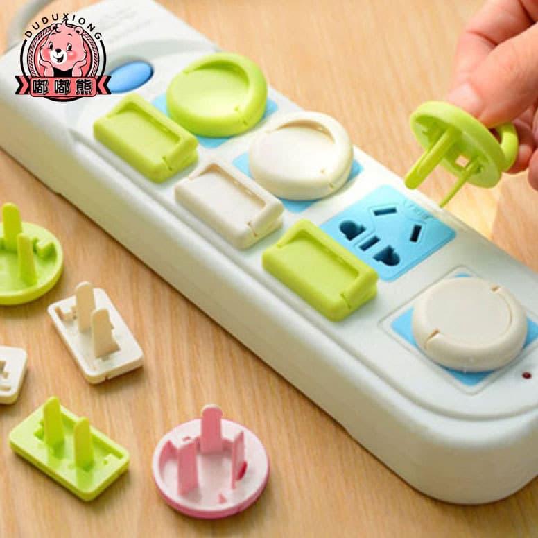 Dudu Bear Child Safety Products, Shockproof Power Outlet Protector Cover, Child Socket Safety Cover