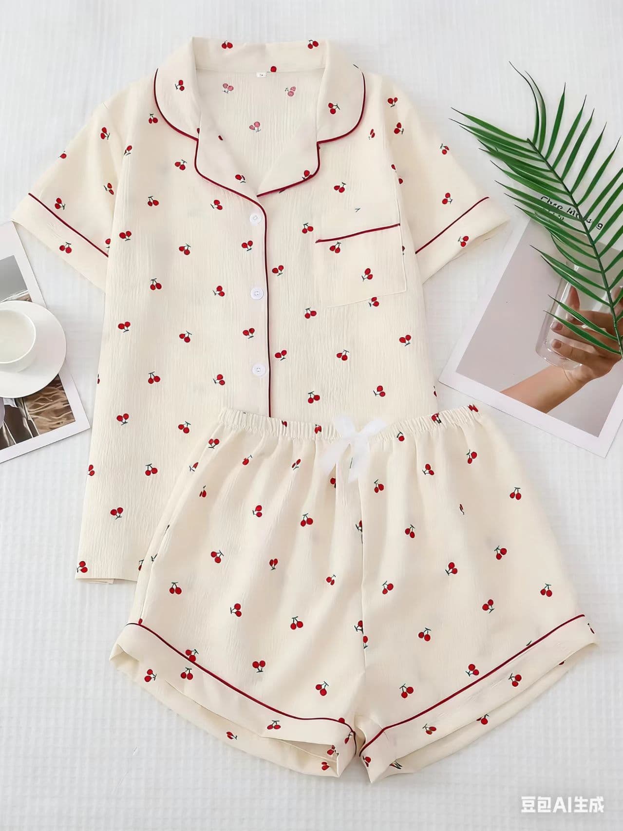 2025 Cross-Border Bestseller Summer 3D Printed Set Stylish Parent-Child Loungewear Adult European Size Women's Casual Set