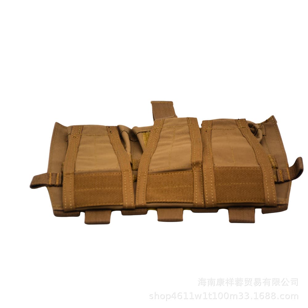 Attacker tactical triple small function bag 9mm multi-function storage accessory bag molle mount outdoor portable