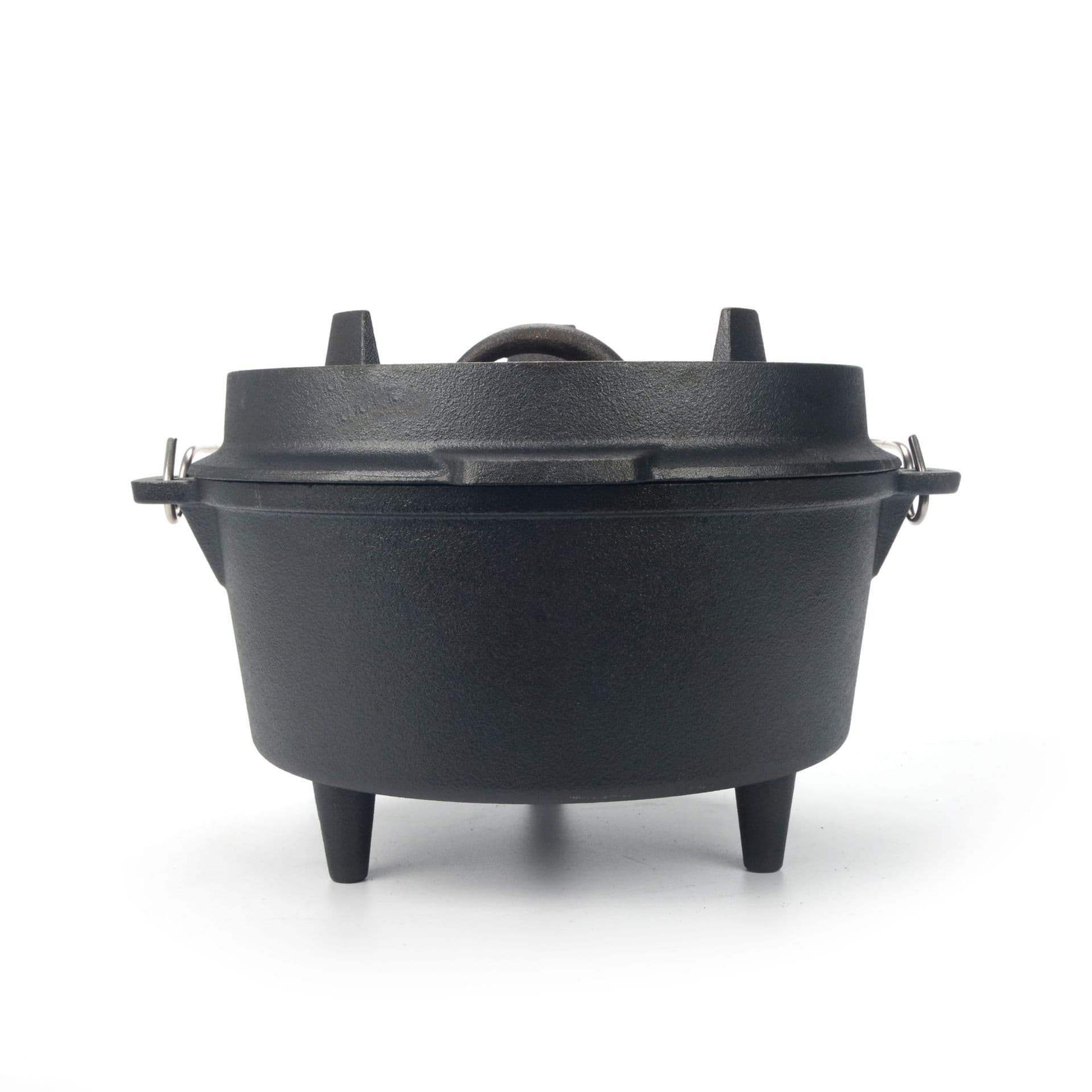 Outdoor camping cast iron three-legged Dutch pot stew pot cast iron thickened picnic pot