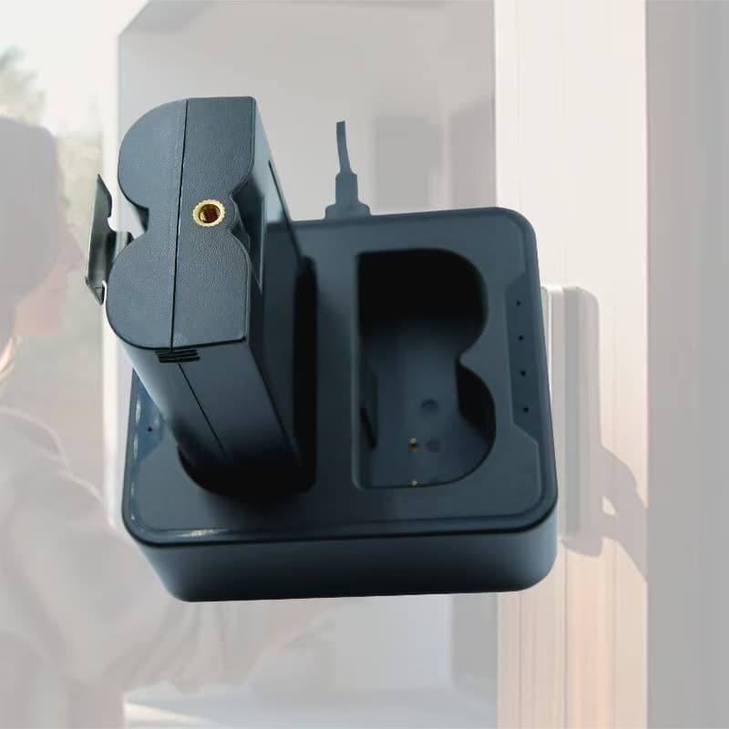 Compatible with Ring V4 Doorbell Dual Charger BC-RV4 Dual Battery Charger/Charging Dock/Base Charger