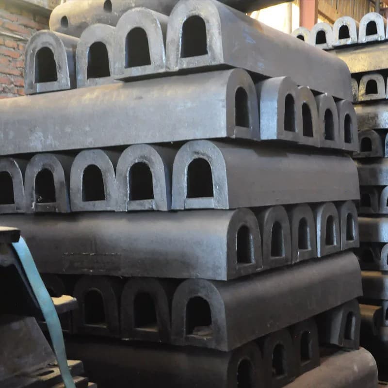 D-type Rubber Fender Dock Bumper Strip O Bridge Pier Wall Protection Block DA Marine Fender SA Cushion