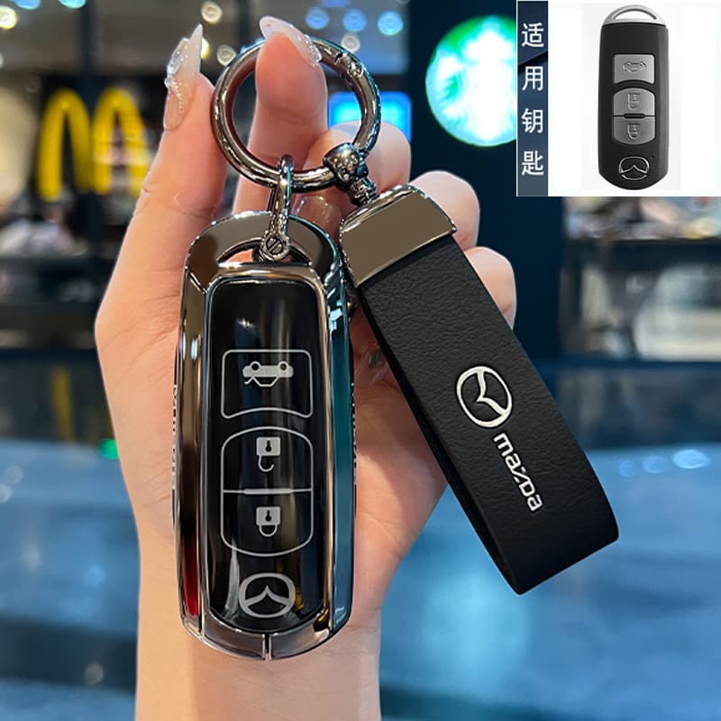 Compatible with Mazda CX4 Key Case MAZDA 3 Axela CX5 Atenza CX9 Car Keychain Cover CX7 Shell