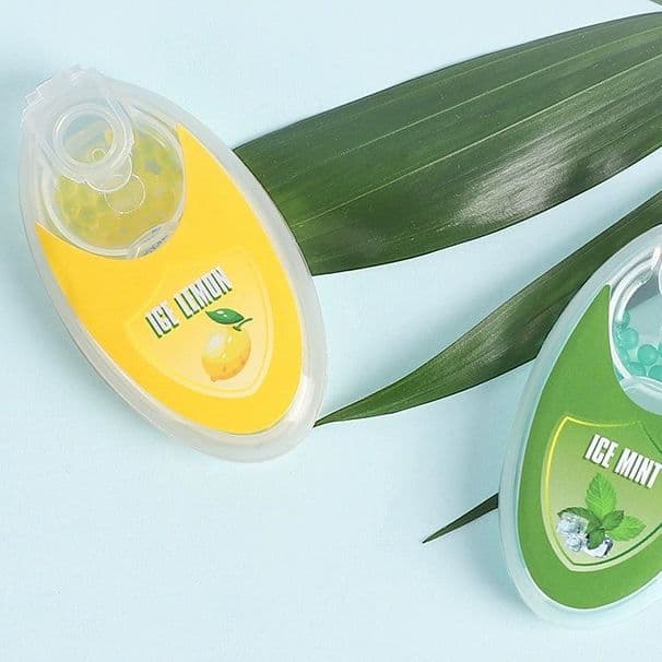 New 2022 Lian Hua Qing Wen Strong Burst Bead Mask Companion Qing Wen Versatile Gel Beads Minty Fresh Breath