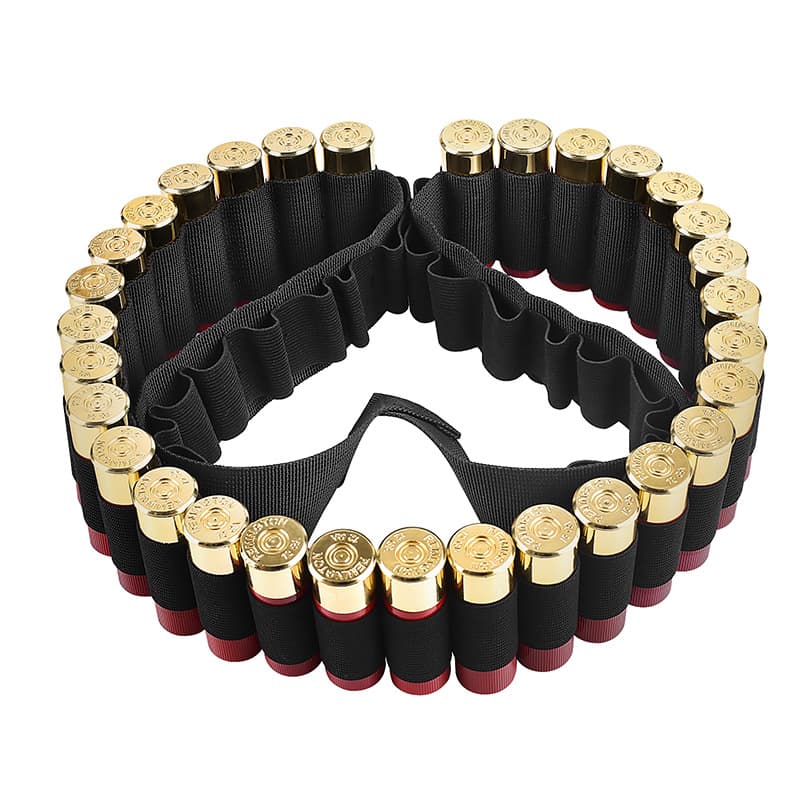 60-Round Shell Bandolier Camo Hunting Shotgun Shell Holder 12G Tactical Ammo Pouch