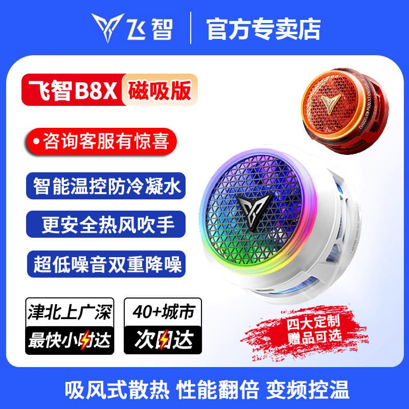 Buy the German 2026 New Model Flydigi B8X Eva Magnetic Version Co-Branded B7X Phone Cooler for Gaming