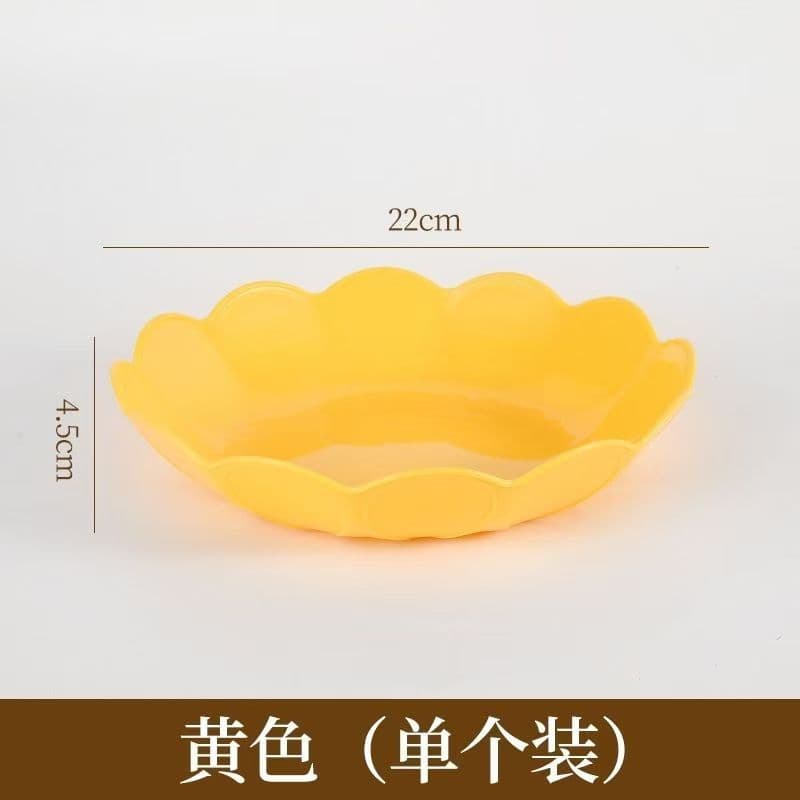 Creative Watermelon Fruit Bowl with Fork Set, Ceramic Salad Bowl for Home Living Room Coffee Table