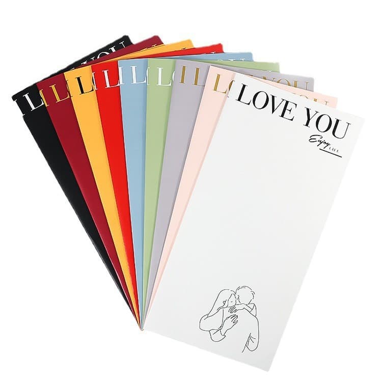 Valentine's Day Packaging Collection Factory Wholesale Gift Boxes Flower Decoration Florist Supplies Bouquet Wrapping Paper