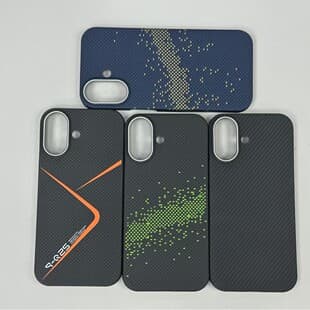 For Apple 17 Kevlar Magnetic Phone Case, 17 Pro Carbon Fiber, Slim, 17 Pro Max Protective Case, Wholesale
