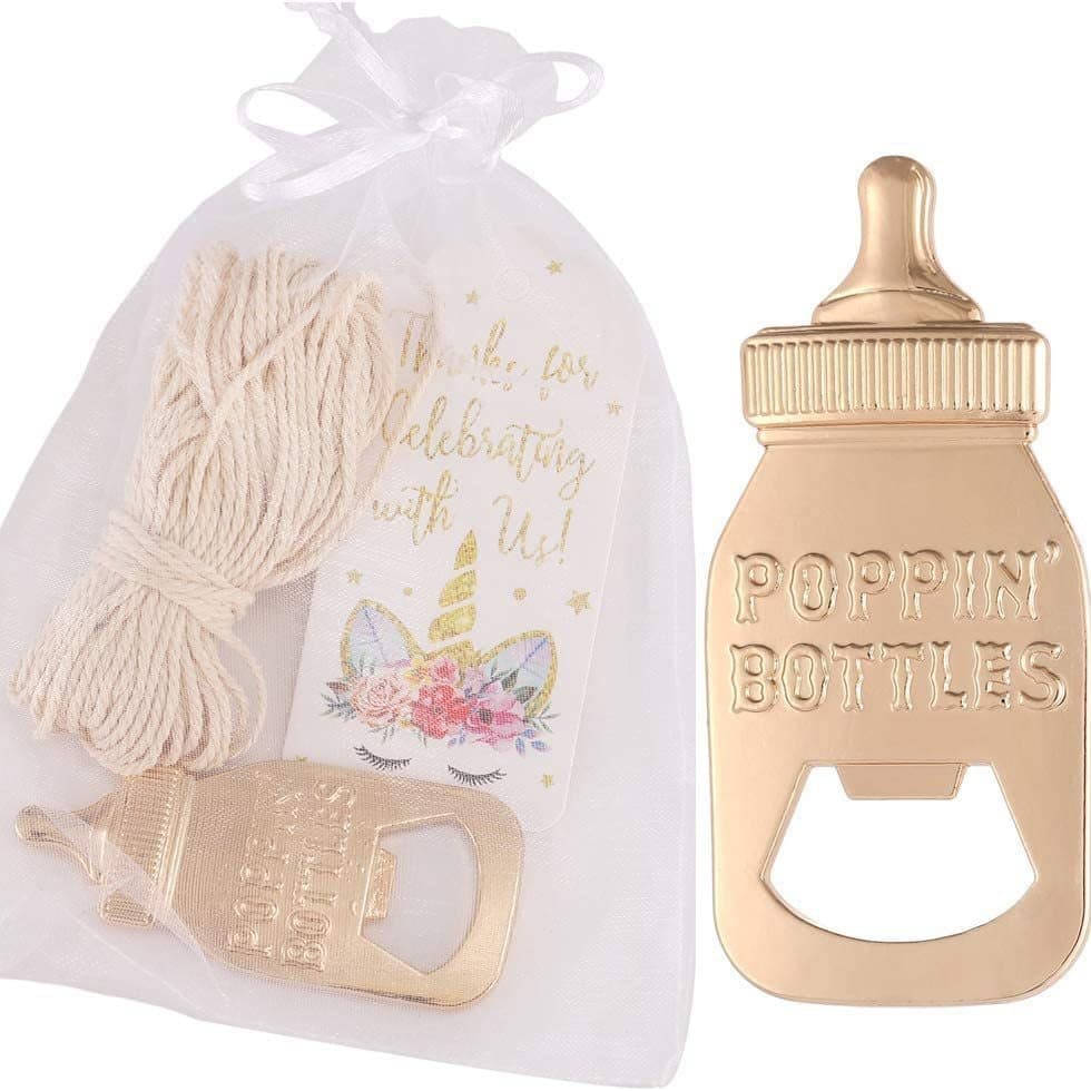 Baby Bottle Opener Baby Shower Decoration Baby Party Baptism Birthday Meal Gift Souvenir