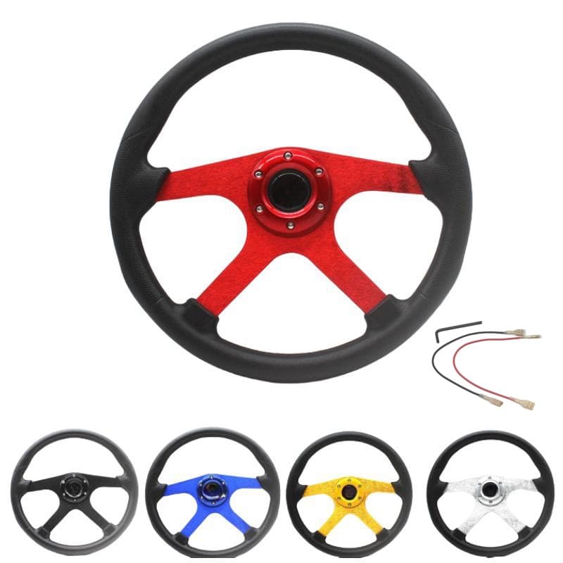 Cross-border Car Modified Steering Wheel 14-inch Racing Steering Wheel Universal Competitive Custom Steering Wheel Boat Wheel