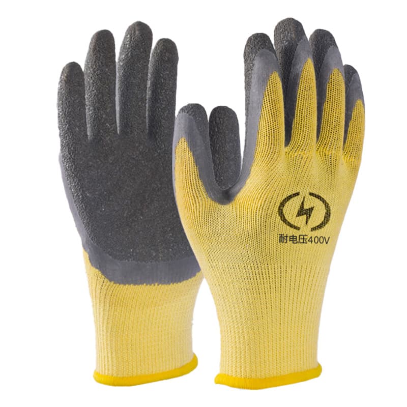 Insulated Gloves Manufacturer Low Voltage Anti-Electric Live Wiring Working High Voltage Rubber 400V 220V 380V Ultra-Thin Flexible