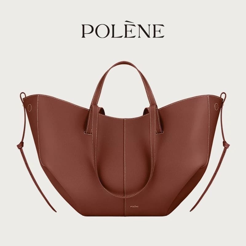 [Cross-border Bestseller] POLENE Wing Bag Tote Bag Large Capacity Shoulder Women's Bag Handbag Bucket Bag