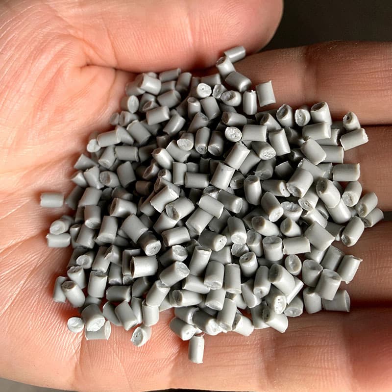 PP grey recycled material, PP recycled plastic granules, PPR sheet recycled material, light grey high impact and high toughness