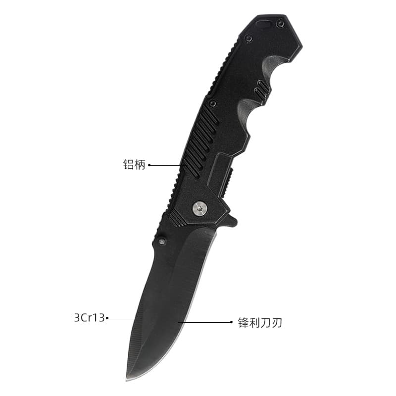 Yangjiang Factory Stock Outdoor Tactical Survival Knife Self-Defense Folding Knife High Hardness Folding Military Knife Multi-Purpose Small Knife