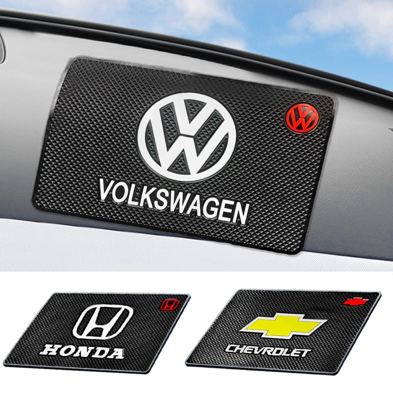 Car Non-Slip Mat PVC Dashboard Anti-Slip Mat High Temperature Resistant Car Perfume Mat Dashboard Phone Anti-Slip Mat