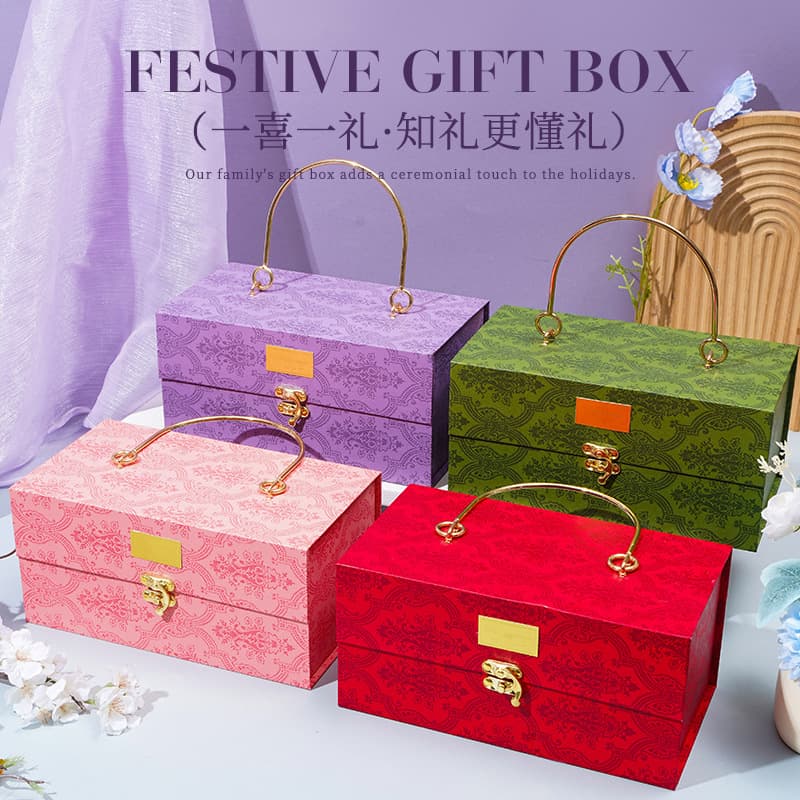Creative Gift Box Packaging Birthday Gift Box Empty Box Ceremonial Gift Box Niche High-end Exquisite Gift Box