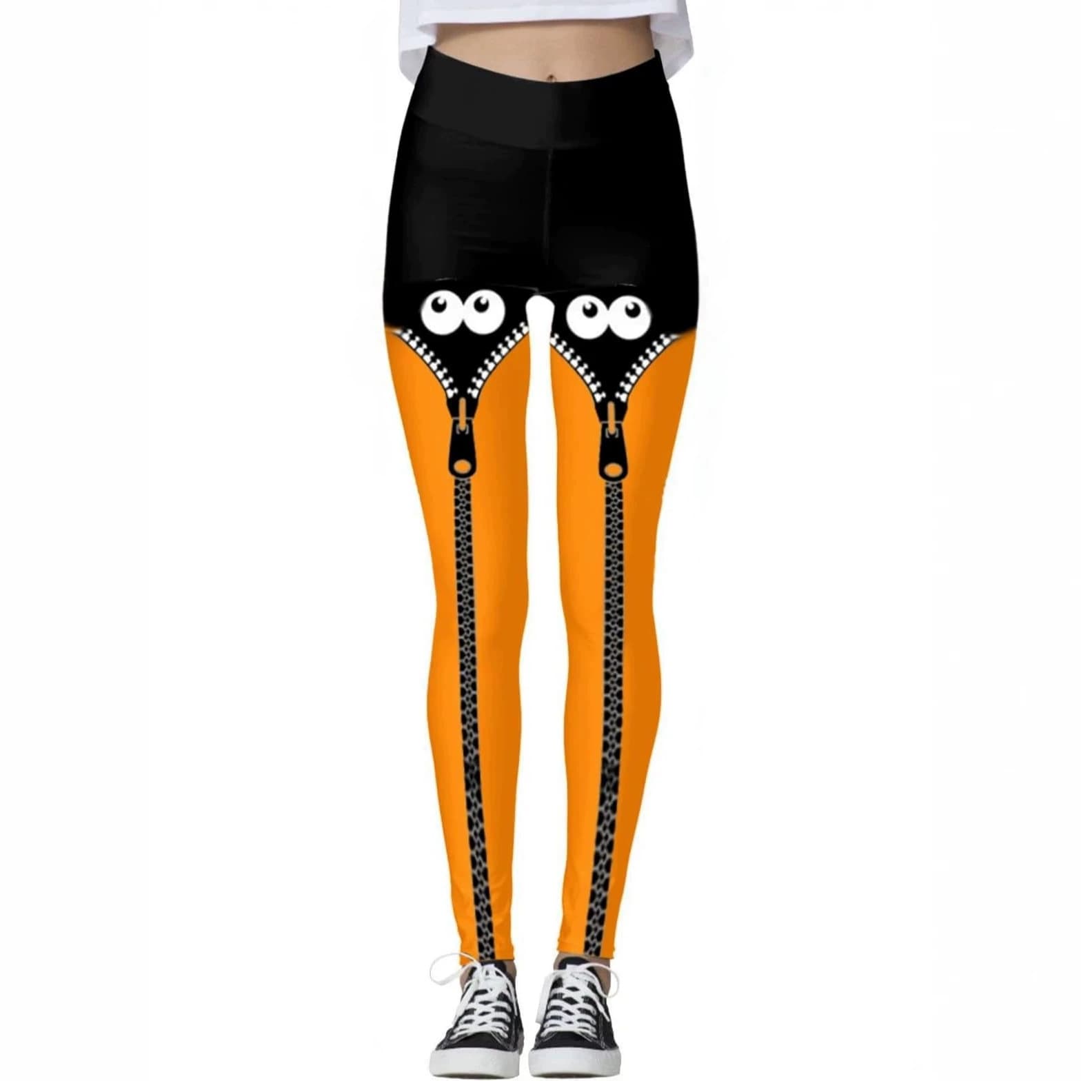 2026 Amazon cross-border new European and American clothing Halloween print women's casual tights sexy bottoms