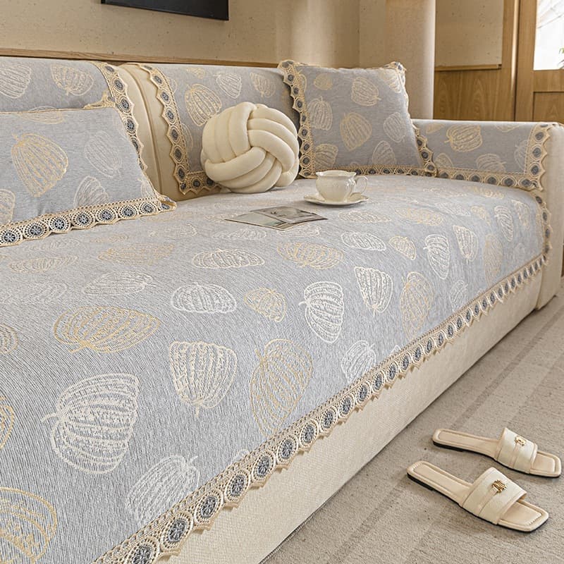 Chenille sofa cushion for all seasons 2026 new sofa special cushion fixed anti-slip sofa cover cloth sofa blanket